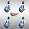 Service Caster 4 Inch 316SS Blue Poly Swivel 1-3/4 Inch Expanding Stem Caster Set Brake SCC SCC-SS316EX20S414-PPUBBLUE-TLB-134-4 - alternate 3